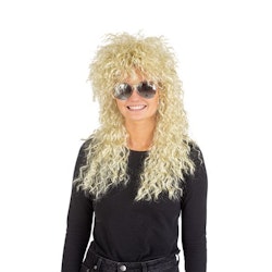 Maskeradkläder PERUK /WIG 80's BLONDE ROCKER