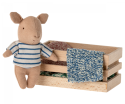 Maileg- Pig in box, Baby - Boy