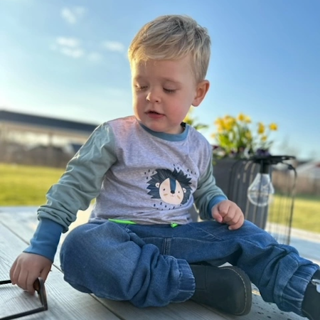 Geggamoja- Långärmad t-shirt 110/116