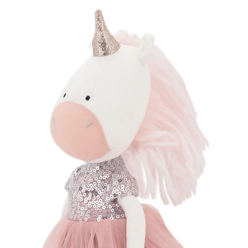 Orange Toys- Daphne the Unicorn: Pink Dress With Sequins / gosedjur