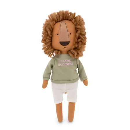 Orange Toys- Simon the Lion: Green Sweatshirt / gosedjur