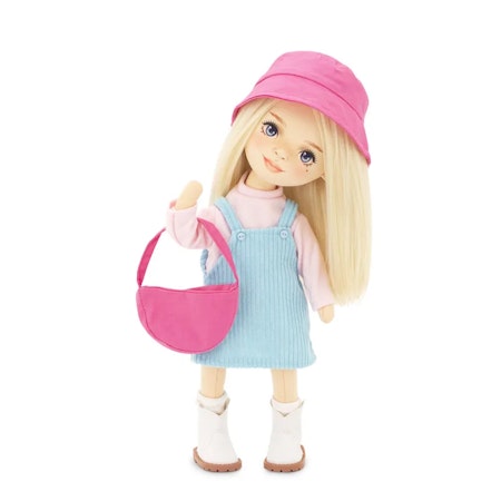 Orange Toys- Mia in a Blue Sundress/ docka..