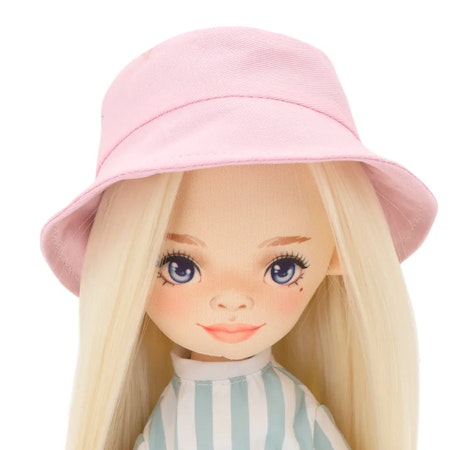 Orange Toys- Mia in a Striped Jumpsuit/ docka..