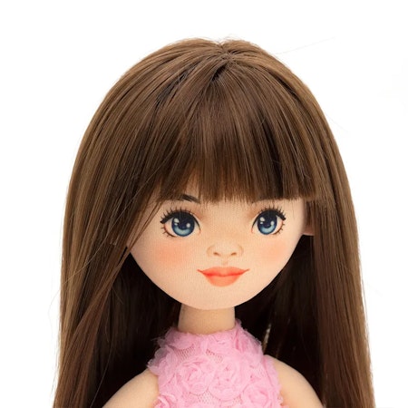 Orange Toys- Sophie in a Pink Dress with Roses/ docka