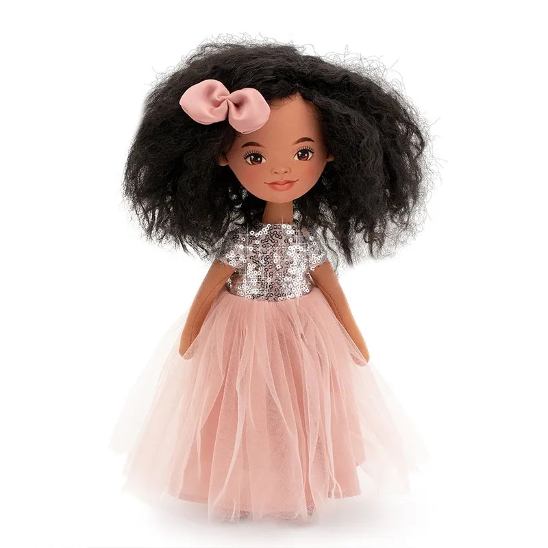 Orange Toys- Tina in a Pink Dress with Sequins/ docka