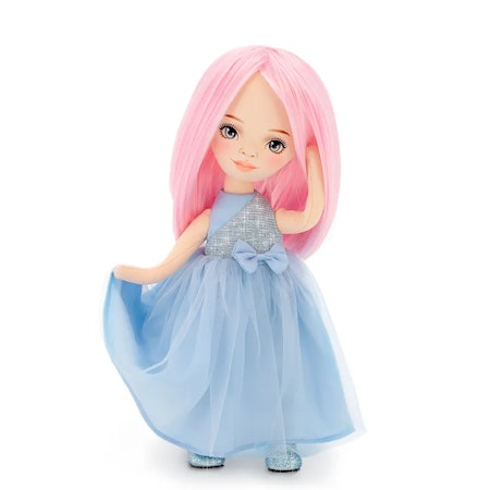 Orange Toys- Billie in a Blue Satin Dress/ docka..