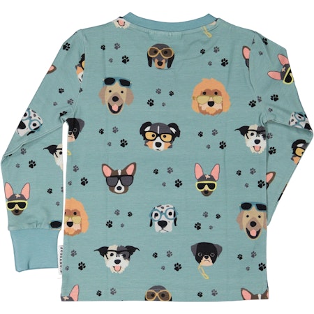 Geggamoja Farfarströja Bambu Doggy Cool Blå