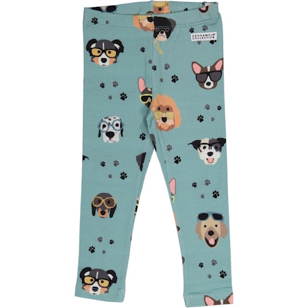 Geggamoja Leggings Doggy Cool Blå