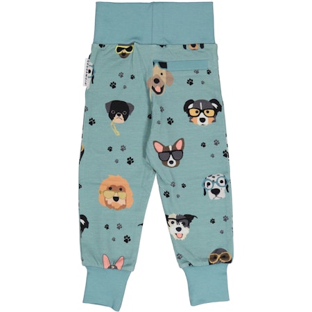 Geggamoja Babybyxa Bambu Doggy Cool Blå