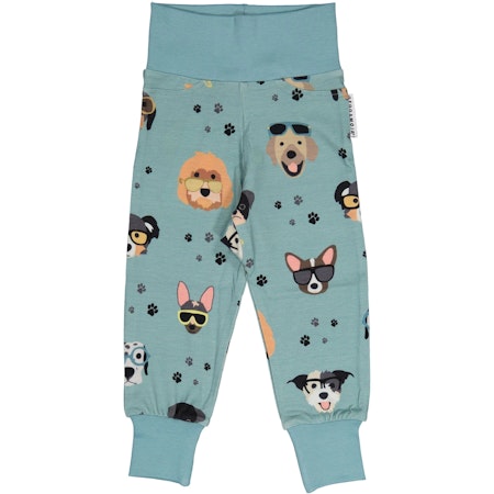 Geggamoja Babybyxa Bambu Doggy Cool Blå