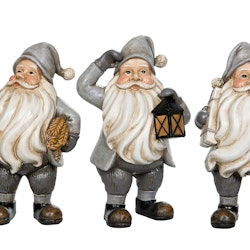 Tomte Nissar Grå Mix Poly 3 pack