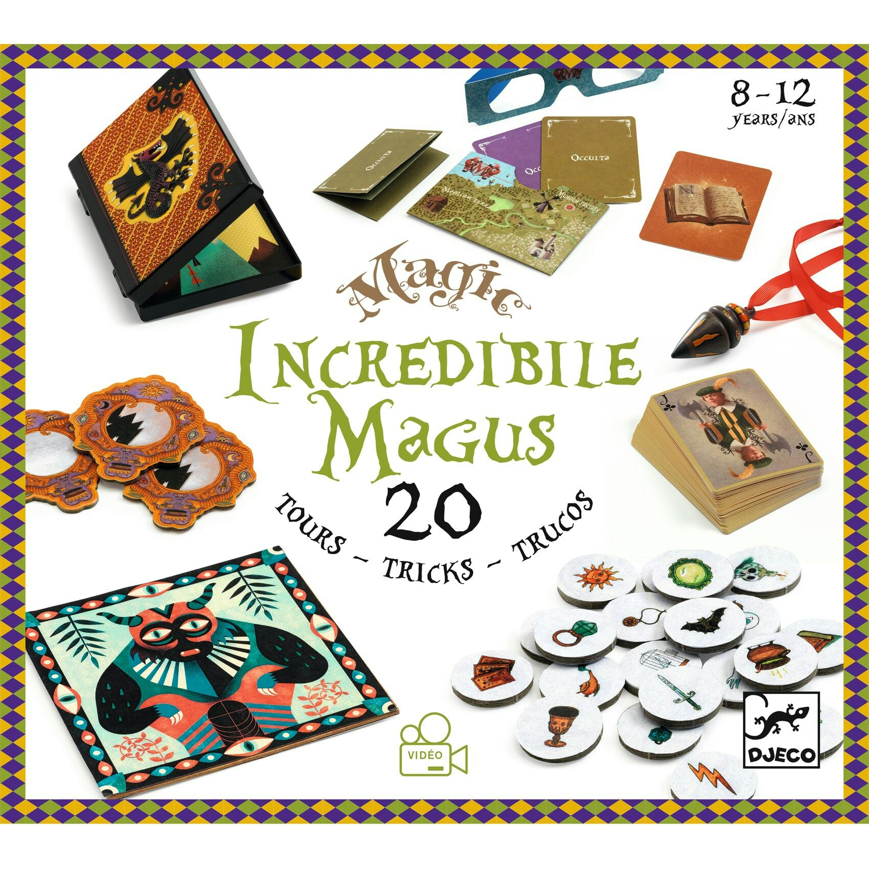 Djeco- Incredibile Magus- 20 olika magiska trick