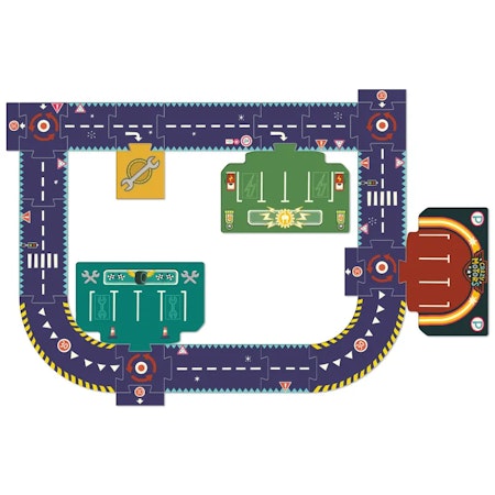 Crazy Motors- City Circuit - Giant Puzzle