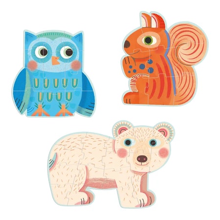 Djeco- In the Forest - 9, 12, 16 pcs