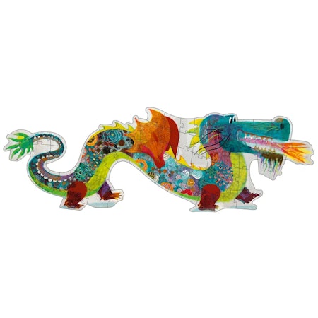 Djeco- Leon the dragon, 58 pcs