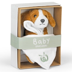 Keycraft- Beagle Baby With Blanket/ snuttefilt