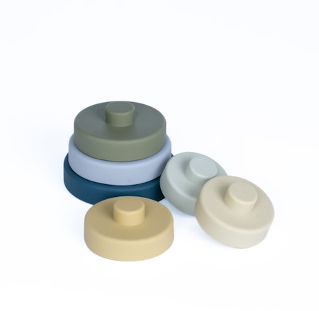 Pellianni.- Silicone Stacking Toy Pinkish/ stapelleksak