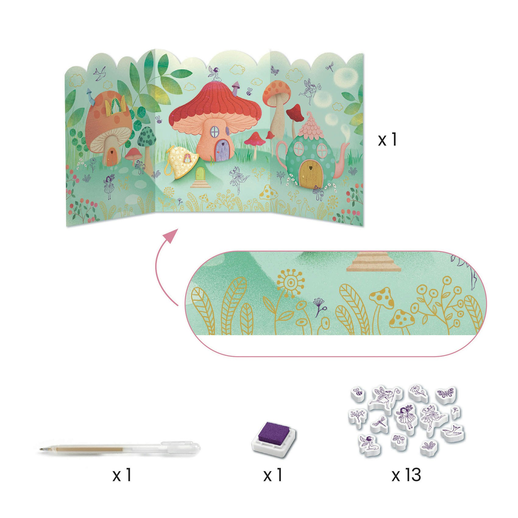 Djeco- Fairy box/ pysselbox