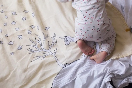 Pellianni- Organic Blanket, Unicorn/ babyfilt