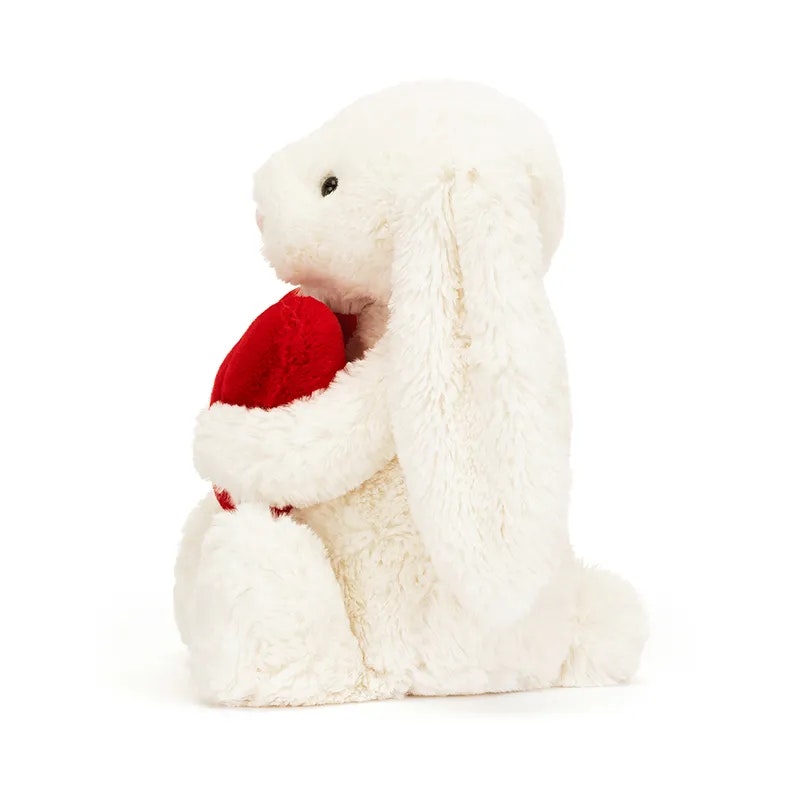 jellycat- Bashful Red Love Heart Bunny Original