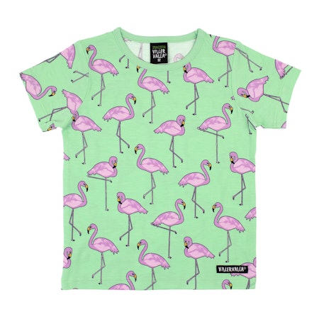 VillerValla- T-SHIRT ANIMAL FLAMINGO