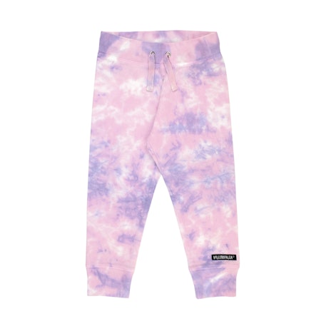 Villervalla- MJUKISBYXOR TIE-DYE COLLEGE WEAR LAVENDER/RASPBERRY