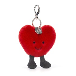 Jellycat- Amuseable Heart Bag Charm