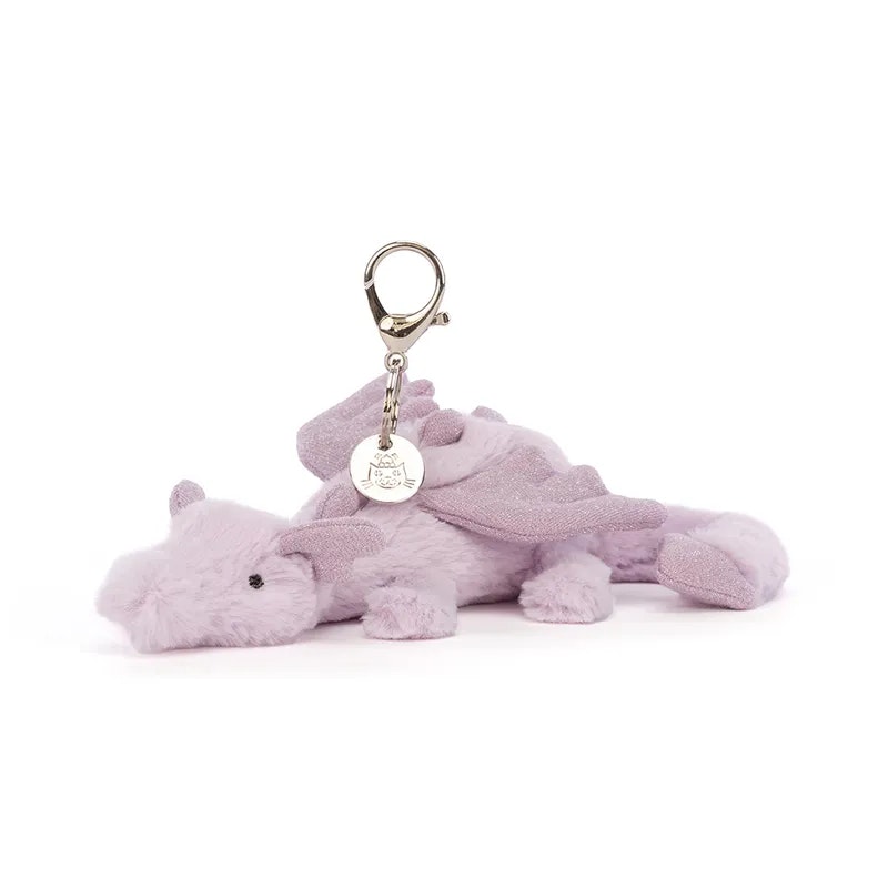 Jellycat- Lavender Dragon Bag Charm