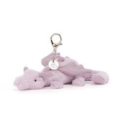 Jellycat- Lavender Dragon Bag Charm