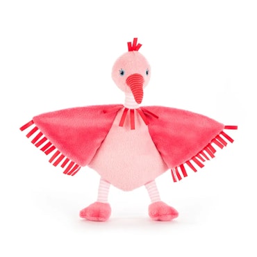 Jellycat- Flapper Flamingo Soother  /snuttefilt