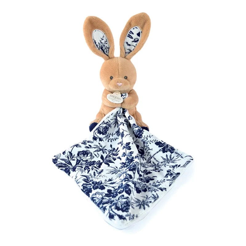 Doudou Et Compagnie- BOH´AIME - BUNNY NAVY Plush with Soother