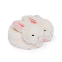Doudou Et Compagnie- LAPIN BONBON Booties with Rattle, Pink - 0/6 months