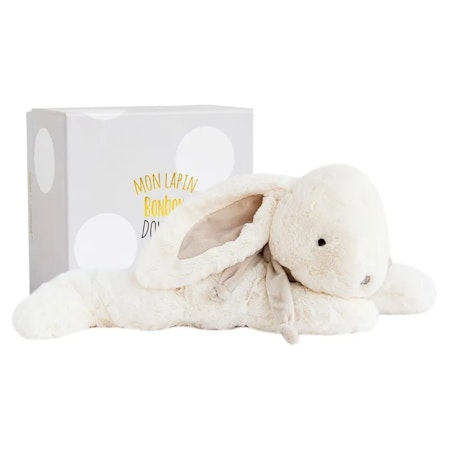 Doudou Et Compagnie- LAPIN BONBON 75 cm + coffre - Taupe Bunny
