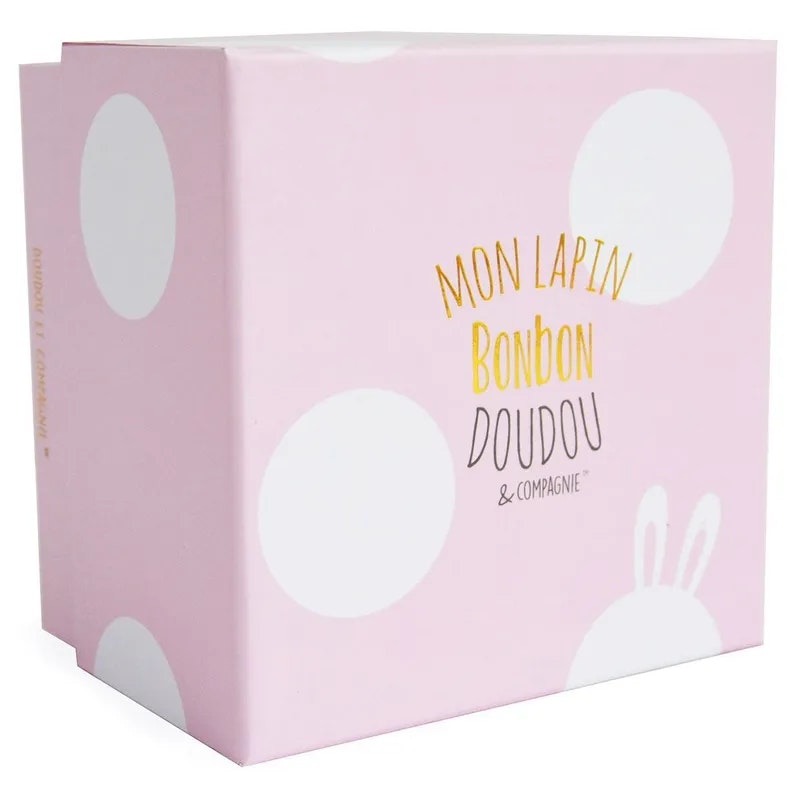 Doudou Et Compagnie- LAPIN BONBON 30 cm - Pink Bunny