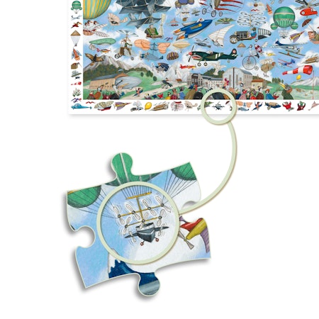 Djeco- Observation puzzle, Aero Club, puzzle, 200 pcs - FSC MIX