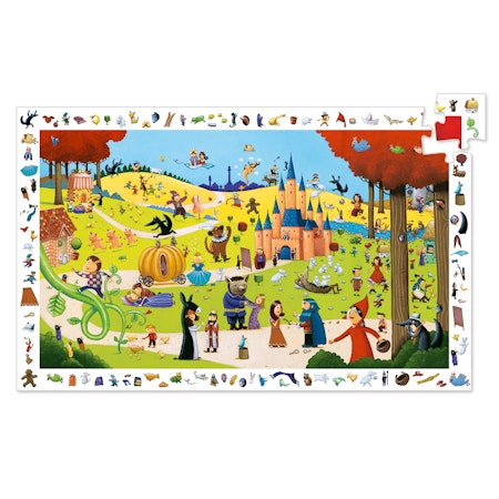 Djeco- Observation puzzle, Tales, 54 pcs - FSC MIX