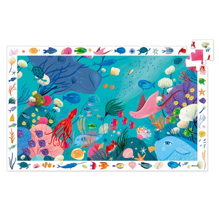 Djeco- Observation puzzle, Aquatic, 54 pcs - FSC MIX