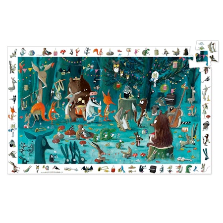 Djeco- Observation puzzle, The orchestra, 35 pcs - FSC MIX