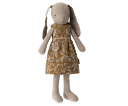 Maileg- Rabbit/ kanin size 2, Classic, - blommig klänning SS24
