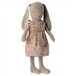 Maileg- Rabbit/ kanin size 1, Classic, - blommig klänning SS24