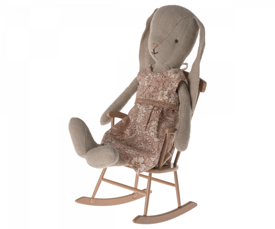 Maileg- Rocking chair, Mini - Dark powder SS24