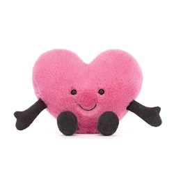 Jellycat- Amuseable Pink Heart Little- Kudde.