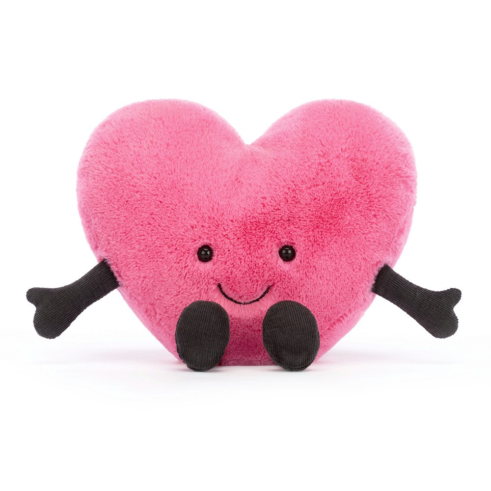 Jellycat- Amuseable Pink Heart Large- Kudde.