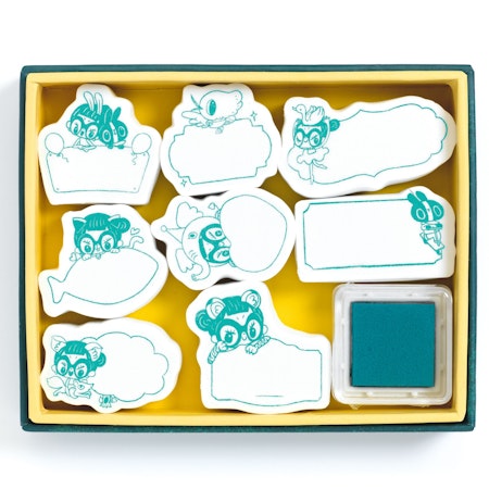 Djeco- Lucille message stamps/  pysselbox.