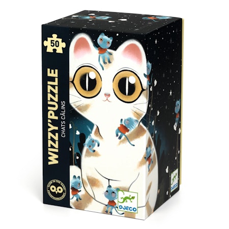 Djeco- pussel. Cuddly cats - 50 pcs