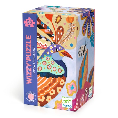 Djeco- pussel. Sparkling bird - 50 pcs