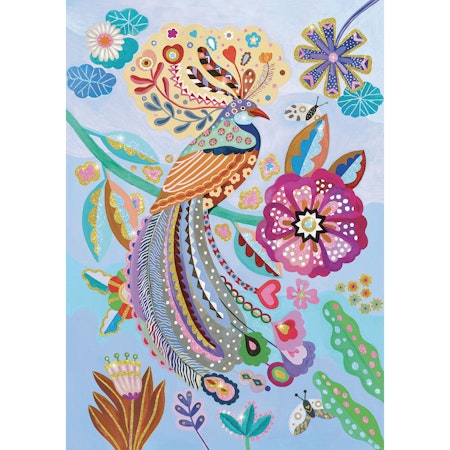 Djeco- pussel. Sparkling bird - 50 pcs