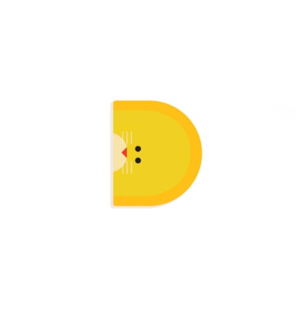 Djeco- Graphic Letters/ BOKSTAV - D
