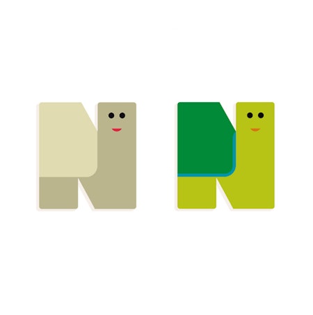 Djeco- Graphic Letters/ BOKSTAV - N