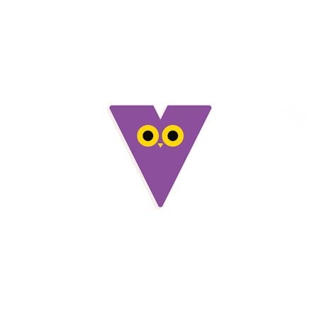 Djeco- Graphic Letters/ BOKSTAV - V